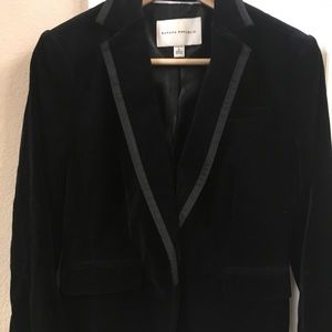 Black velvet jacket